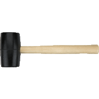 Kladivo gumové - Ø 50 mm, 340 g, drevená rúčka TOPEX