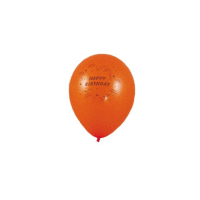 Nafukovacie balóniky "Happy Birthday" "M" [10 ks] PARTY GASTRO