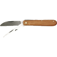 Nôž montérsky s dvoma čepeľami drevená rúčka TOPEX