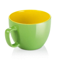 Detail - Extra veľký hrnček CREMA SHINE, zelená TESCOMA Extra veľký hrnček CREMA SHINE, zelená TESCOMA