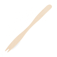 Vidlička desiatová dlhá z dreva 14 cm [500 ks] BIO GASTRO