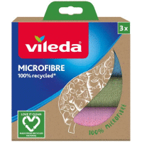 Vileda mikrohandrička z recyklovaných vlákien 3 ks VILEDA