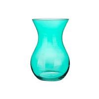 Váza H180mm CANDY tyrkysová GLASMARK