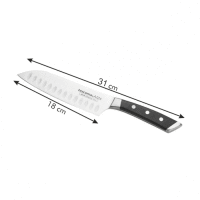 Nôž japonský AZZA SANTOKU 18 cm TESCOMA
