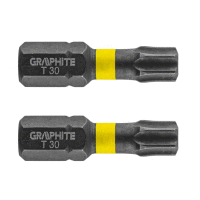 Nárazové bity TX30 x 25 mm, 2 ks.GRAPHITE