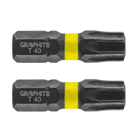 Nárazové bity TX40 x 25 mm, 2 ks.GRAPHITE