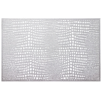 Podložka na stôl Glamour Silver PVC/PS 30 x 45 cm AMBITION