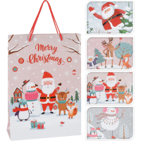 Darčeková taška Christmas L 4 druhy