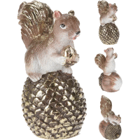 Veverička na oriešku 14cm 3 druhy