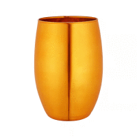 Sklenená váza DECO GOLD 20cm AMBITION