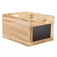 Drevený box s popisovacími tabuľkami 21x35x28cm SECURIT PRO