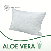 Vankúš Aloe Vera 50x70 biely