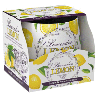 Vonná sviečka v skle 100g Lavender Lemon SANTO CANDLES