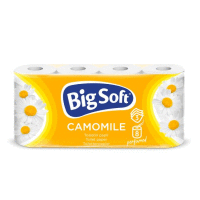 Toaletný papier BIGSOFT Camomile 8ks 3vrst.