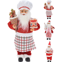 Santa pekár/cukrár 45cm 3 druhy