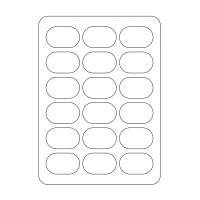 Detail - Forma na laskonky - Ovály 40x29cm (8x5cm) Forma na laskonky - Ovály 40x29cm (8x5cm)