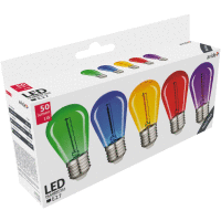 Avide Dekoračná LED Filament 0,6W E27 (zelená/modrá/žltá/červená/fialová)