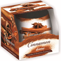 Vonná sviečka v skle 100g Cinnamon