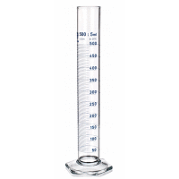 Odmerný valec sklo, 500ml 1634AM modrá gr. SIMAX