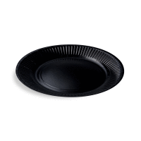 Papierový tanier (PAP) čierny O23cm [10 ks] PARTY GASTRO