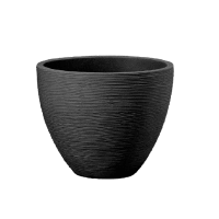 Záhradný plastový kvetináč 40x31cm antracit PATIO