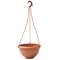 Kvetináč závesný TERRAE 30cm s vešiakom terakota