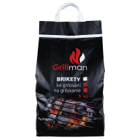 Brikety na grilovanie 5 kg GRILLMAN