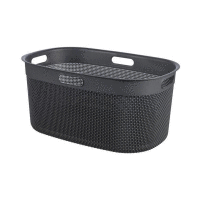 Kôš na čisté prádlo FILO antracit,59x39xh27 cm, 45 lt