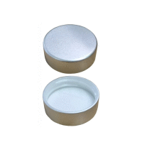 Uzáver GPI 400/33 plast - strieborný plochý štandart AD