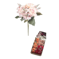 Kytica ruža + prízdoby 43cm