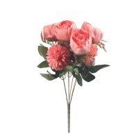 Kytica peónia + chryzantéma x 7