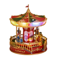 Vianočná LED dekorácia KOLOTOČ 28cm