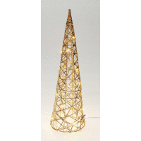 Kužel LED 40cm champagne