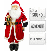 Santa Claus 200cm s hudbou