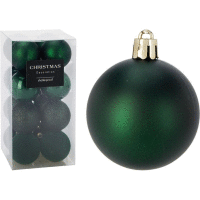 Súprava vianočných gúľ 6cm 16ks GREEN