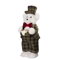 Medveď XMAS stojaci 42cm 2 druhy