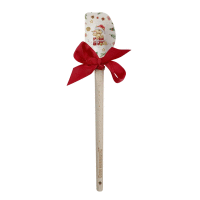 Stierka Vianočná na cesto 21x3cm s mašľou Medvedík  B ALVARAK