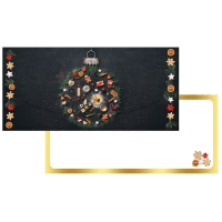 Darčeková obálka na peniaze VIANOCE 21x10cm ALVARAK