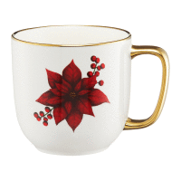 Porcelánový hrnček NELA POINSETTIA MINI 390ml AMBITION