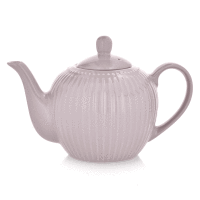 Ružový porcelánový džbánok s vekom CURLY 1,1l AMBITION