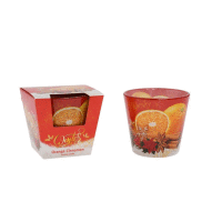 Vonná sviečka v skle 100g Orange Cinnamon SANTO CANDLES