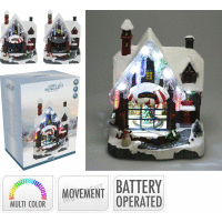 LED Domček 29cm XMAS 2 druhy