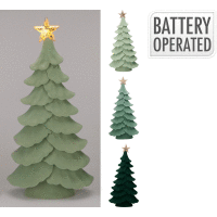 Dekorácia stromček 29cm 3 druhy GREEN