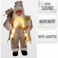Santa LED 80cm GOLD