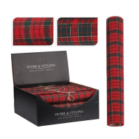 Dekoračná látka károvaná 28x270cm 3 druhy