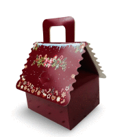 Krabička na pečivo Gingerbread house 12x10x13,5cm ALVARAK