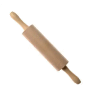 Detail - Valček na cesto drevený celková dĺžka 54cm, priemer 8cm Valček na cesto drevený celková dĺžka 54cm, priemer 8cm