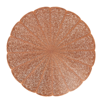 Detail - Okrúhla podložka na stôl 38cm Glamou Copper AMBITION Okrúhla podložka na stôl 38cm Glamou Copper AMBITION