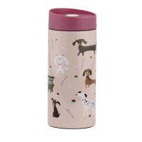 Ružový termohrnček Pets Psíci 400 ml AMBITION