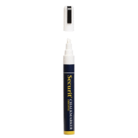 Stredný popisovač, šírka hrotu 2-6 mm, biela SECURIT